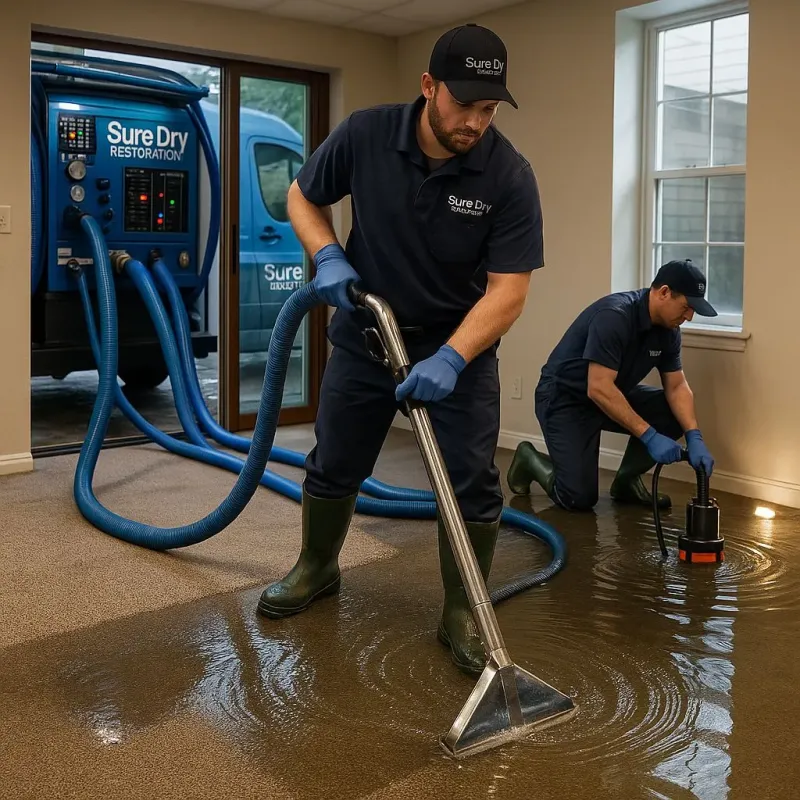 Water Extraction and Removal process in Surfside, FL